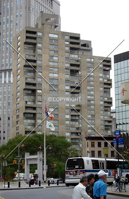 View from the northeast