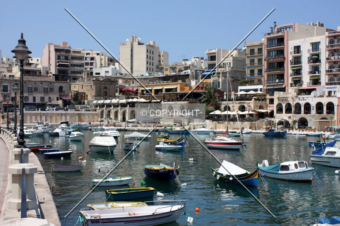 Looking over Spinola Bay