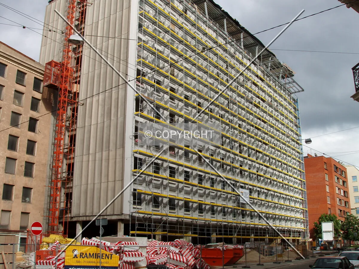 Westside view from Dzirnavu Street