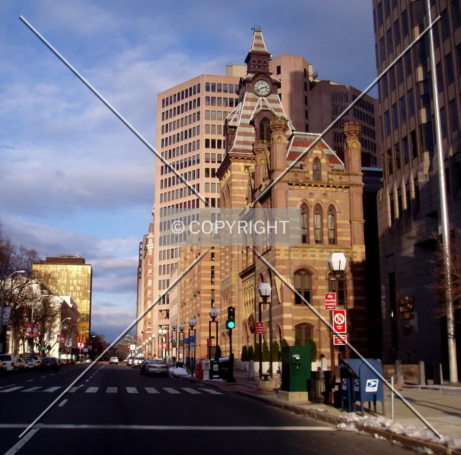 Facing northeast on Church Street