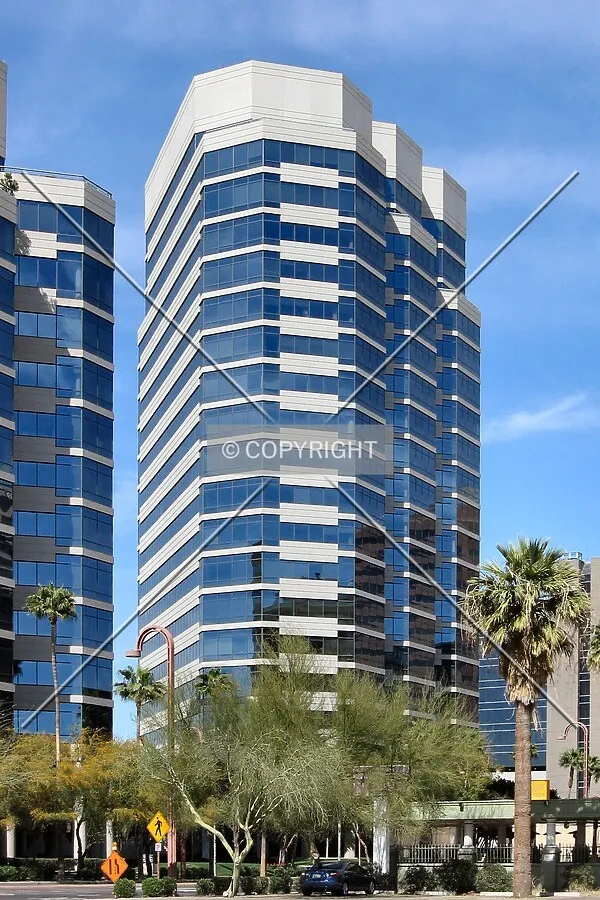 Southeast corner from across North Central Avenue