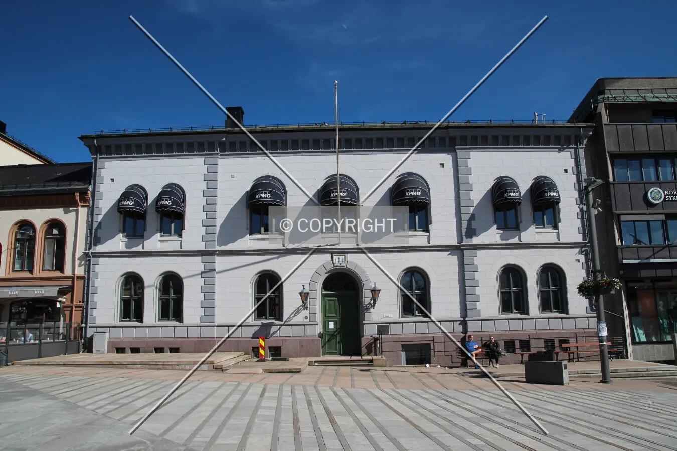 View from the west.