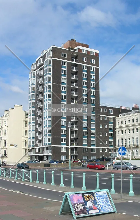 View from the east on Kings Road