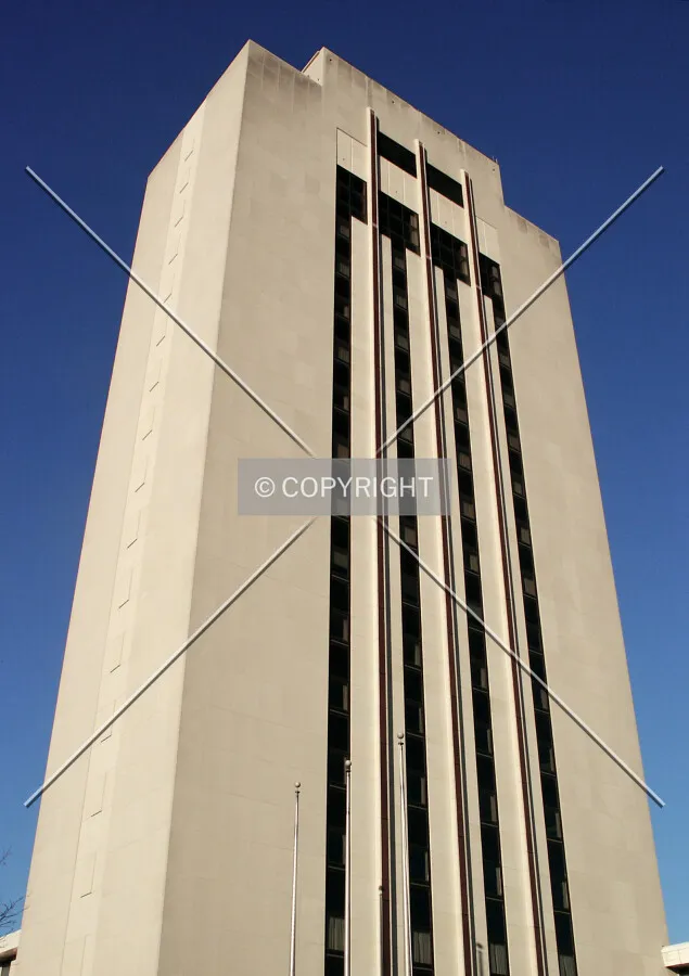 Looking up from the southwest