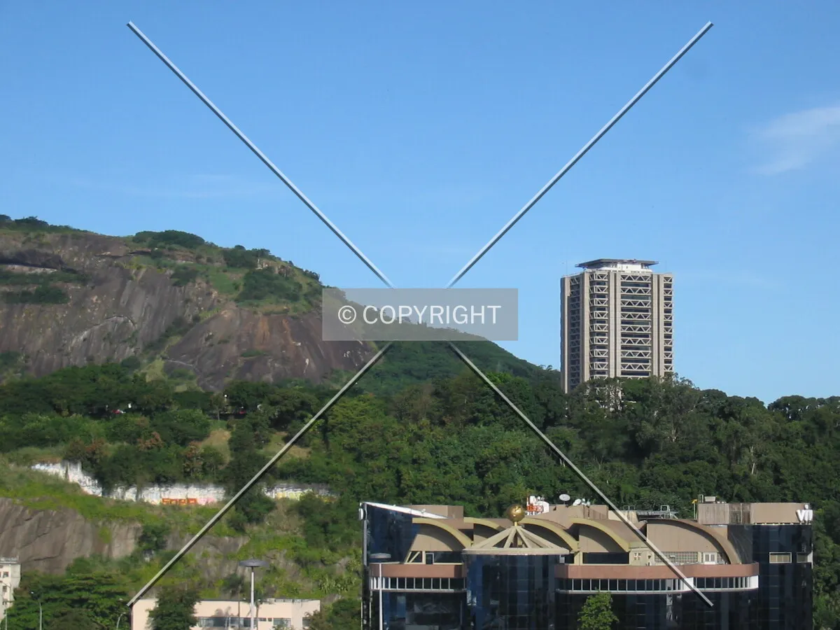 Top of the building seen from far away