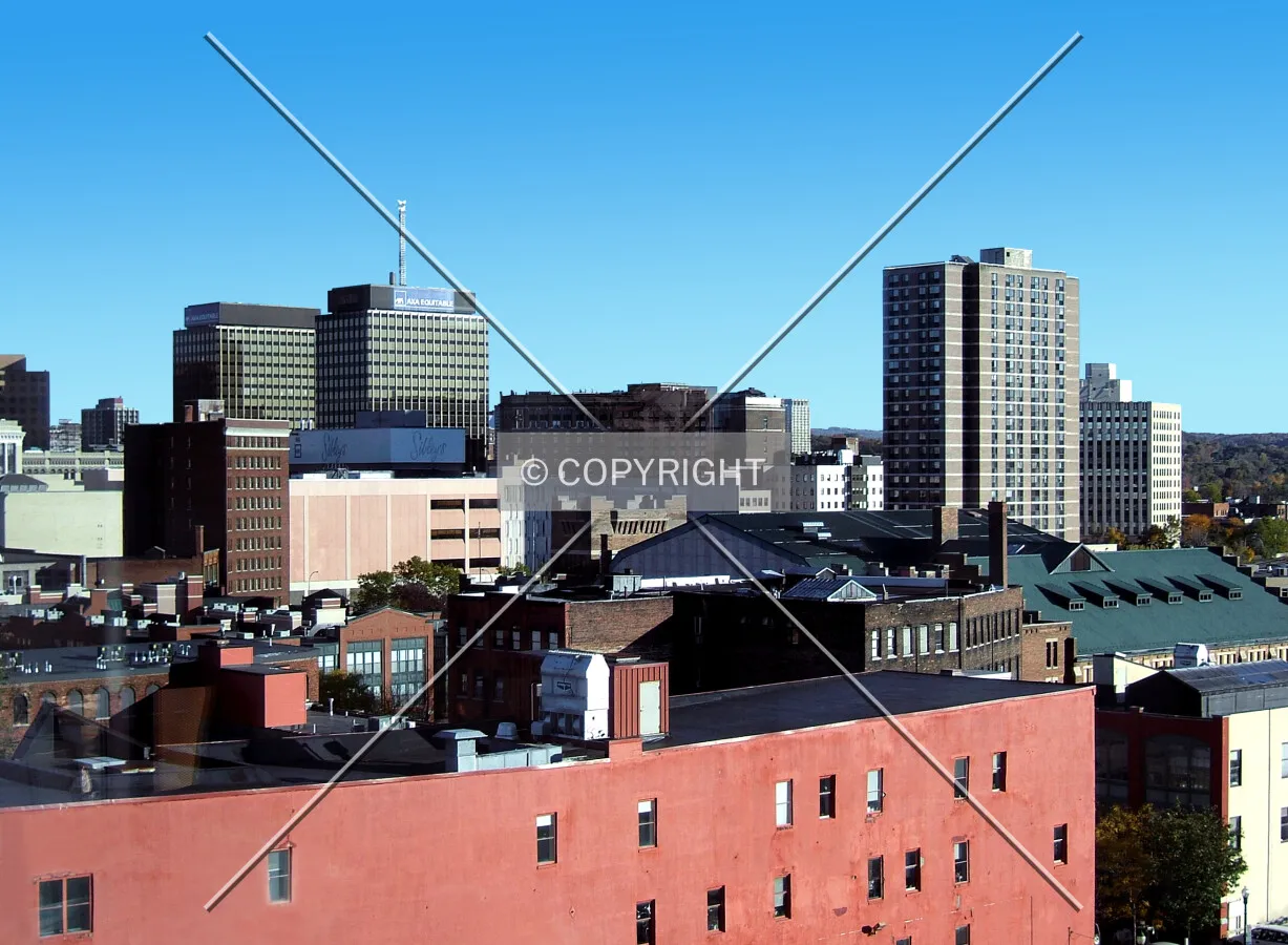 Downtown from the northwest