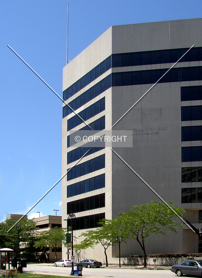 From across West Michigan Street to the northeast