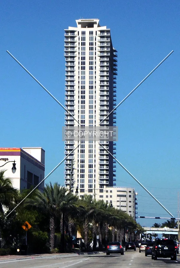 View from the east