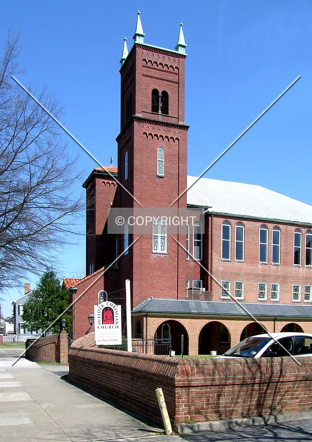 From North Main Street to the south