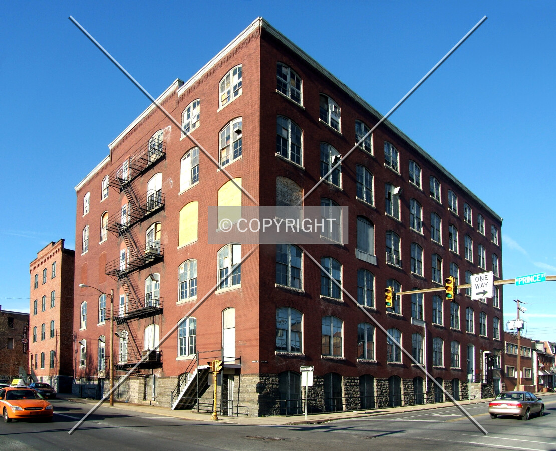 View from the southwest at Prince and Lemon Streets