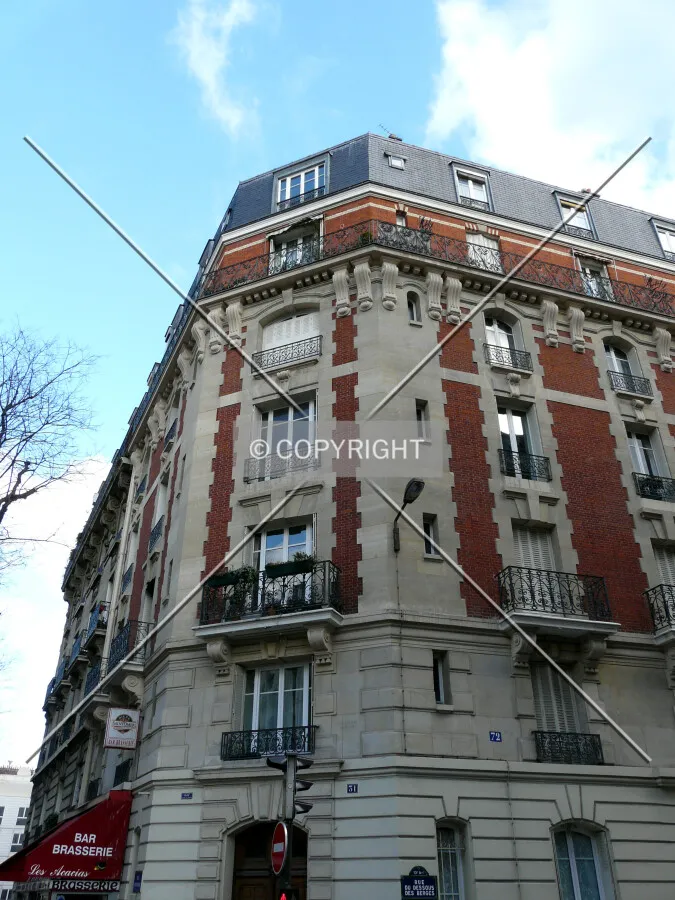 Corner view from Rue du Dessous des Berges