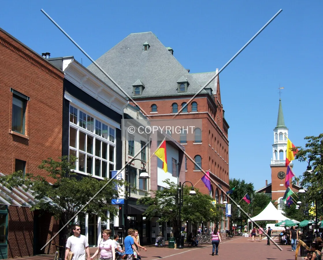 View from the south along Church Street