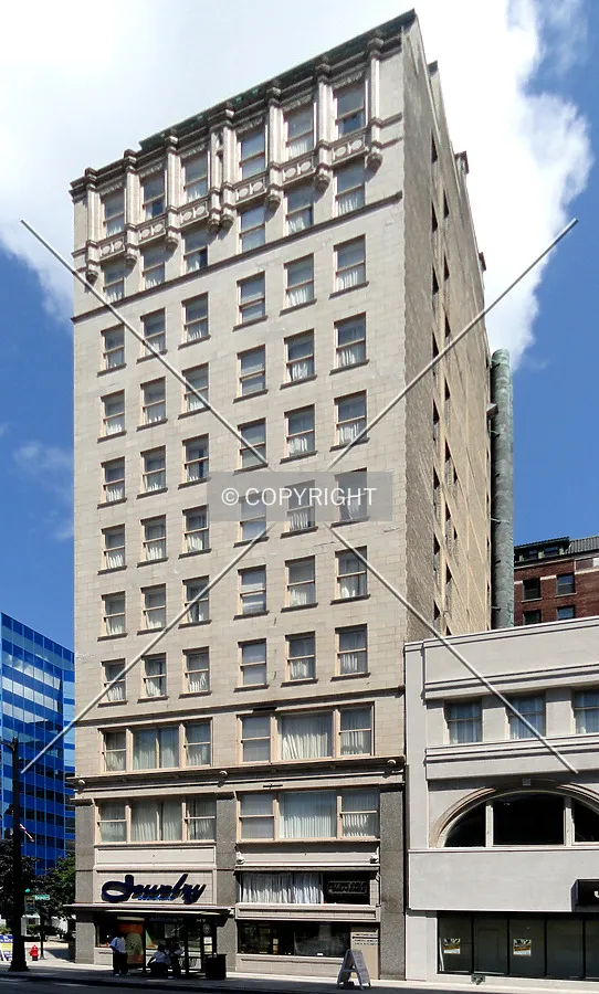 From across West Wisconsin Avenue to the south