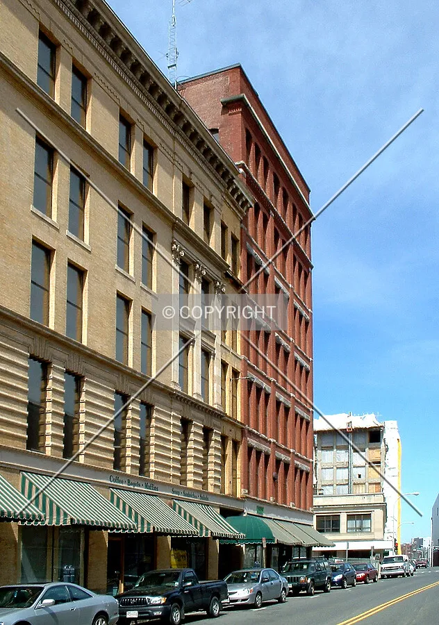 View from the south along Commercial Street