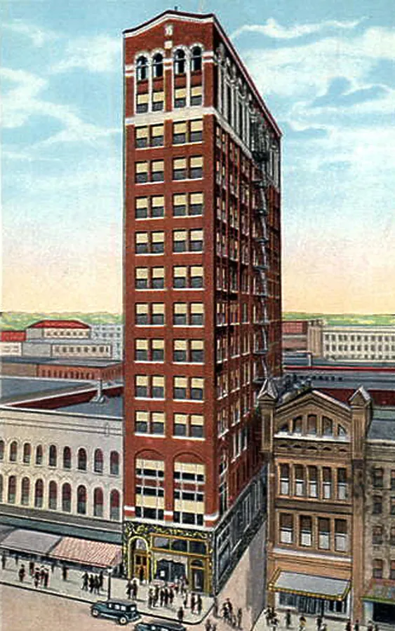 View from the southeast