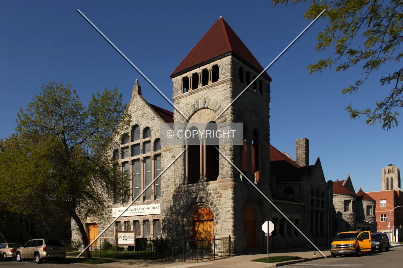View from the northeast