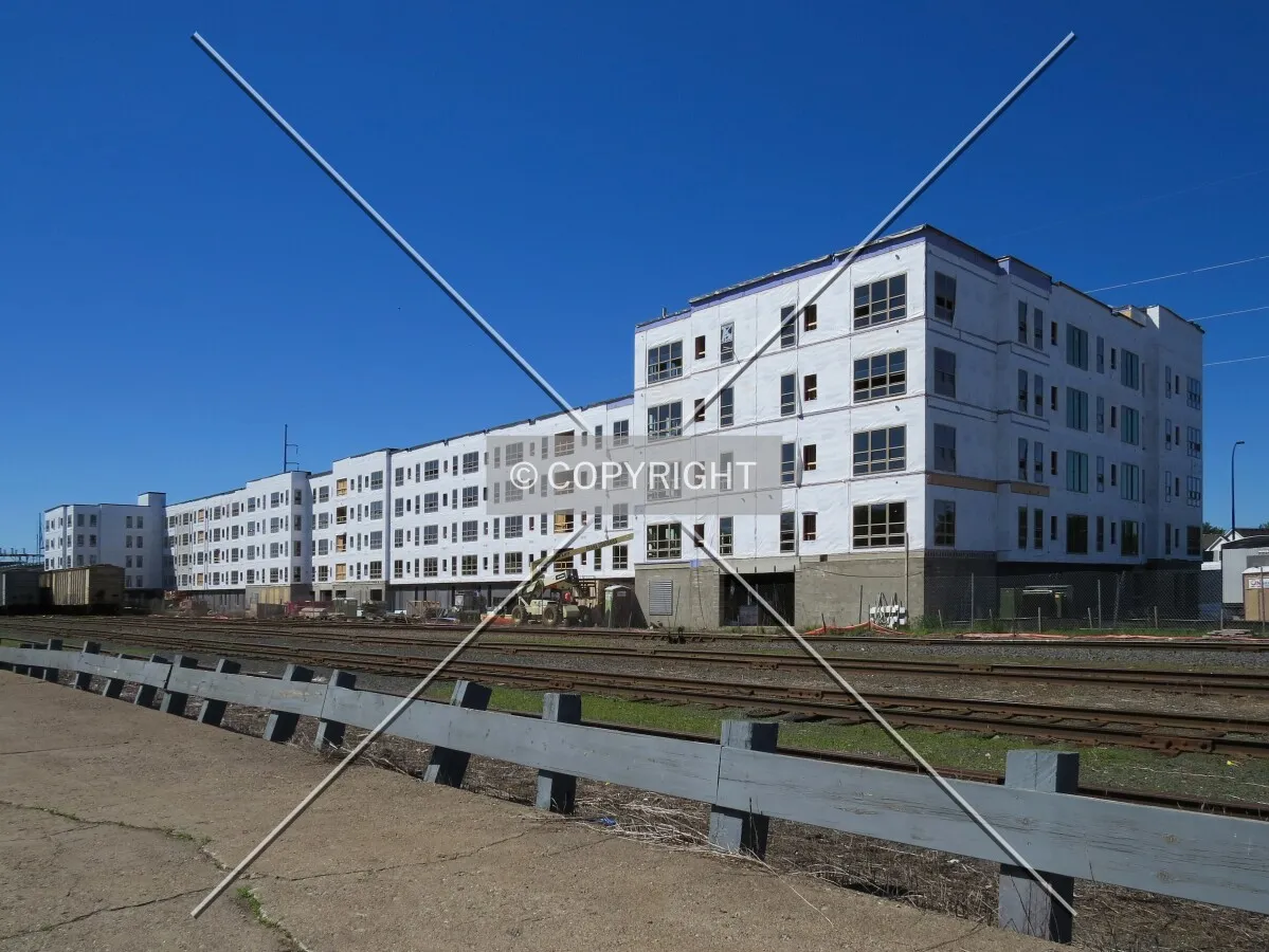 View to the south from East 38th Street