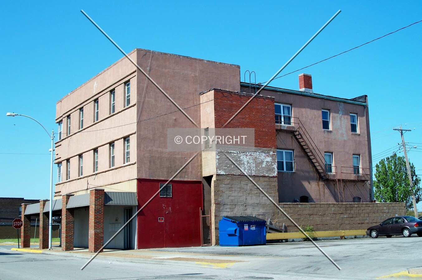 View from the southeast along State Street; April 18, 2007