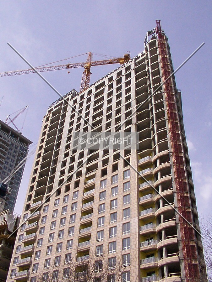 Looking up from the southeast
