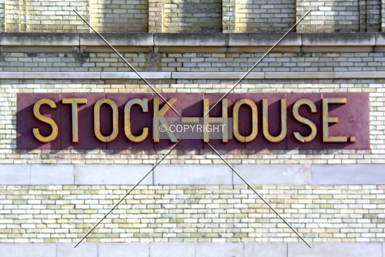 Signage on the western side