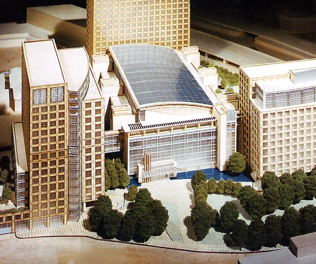 Rendering viewed from the northwest
