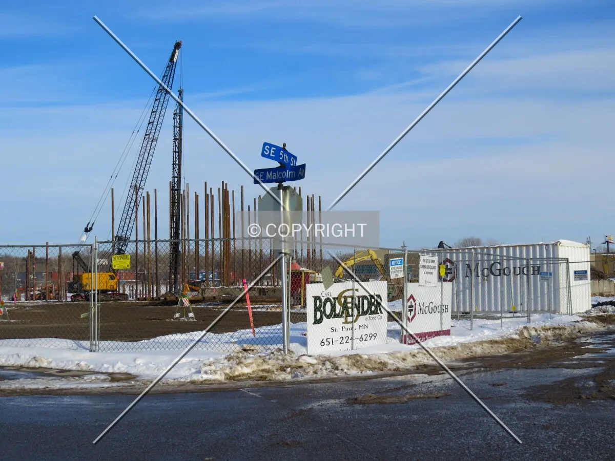 View to the northeast from Malcolm Avenue SE