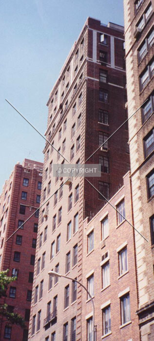 View from northeast along Washington Square West