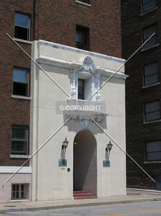 View of south entrance