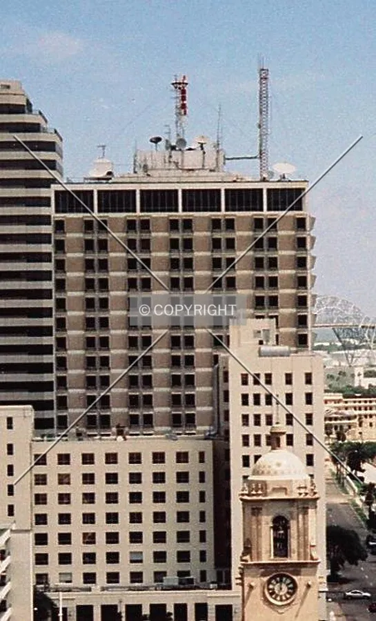 Southern view from the 14th floor of Trinity Towers