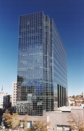 Elevated view from the west