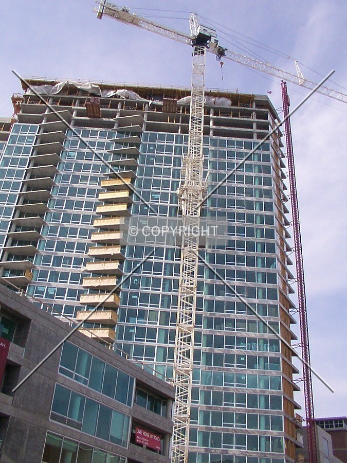 Looking up from the southeast