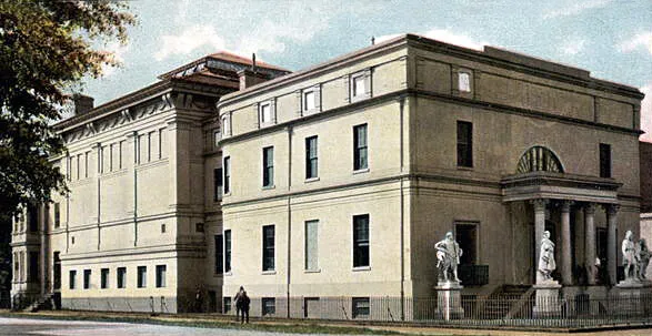 Vintage view from the southeast