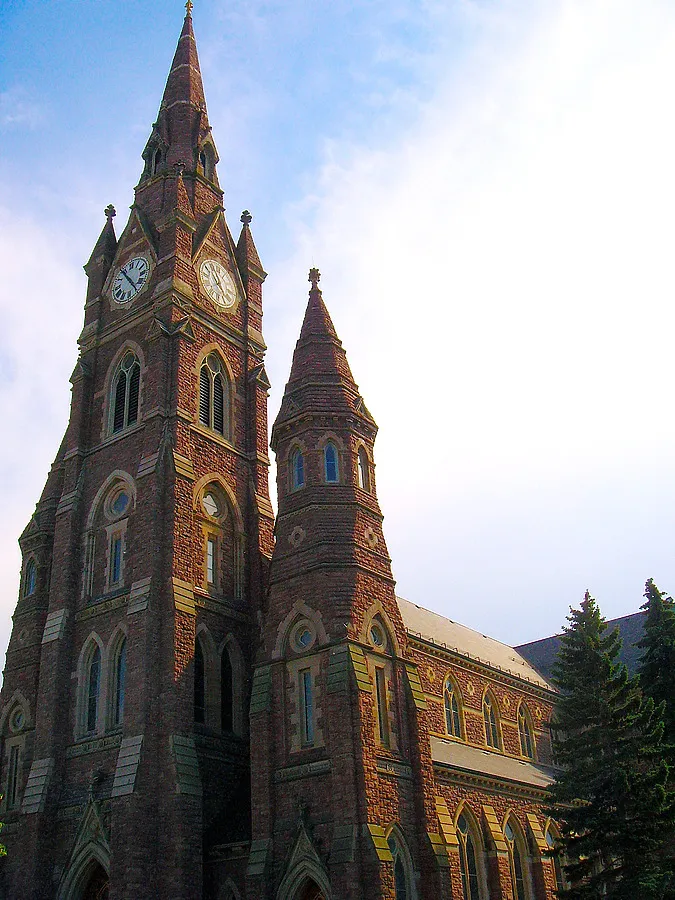 View from the northeast