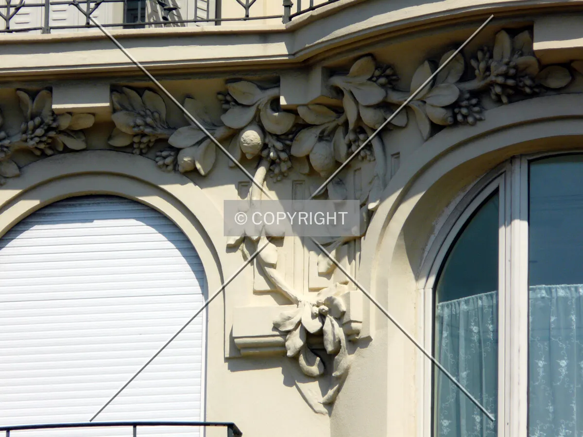Ornament on the south facade