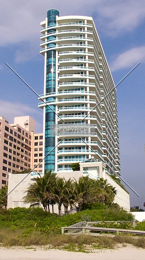 View from the beach