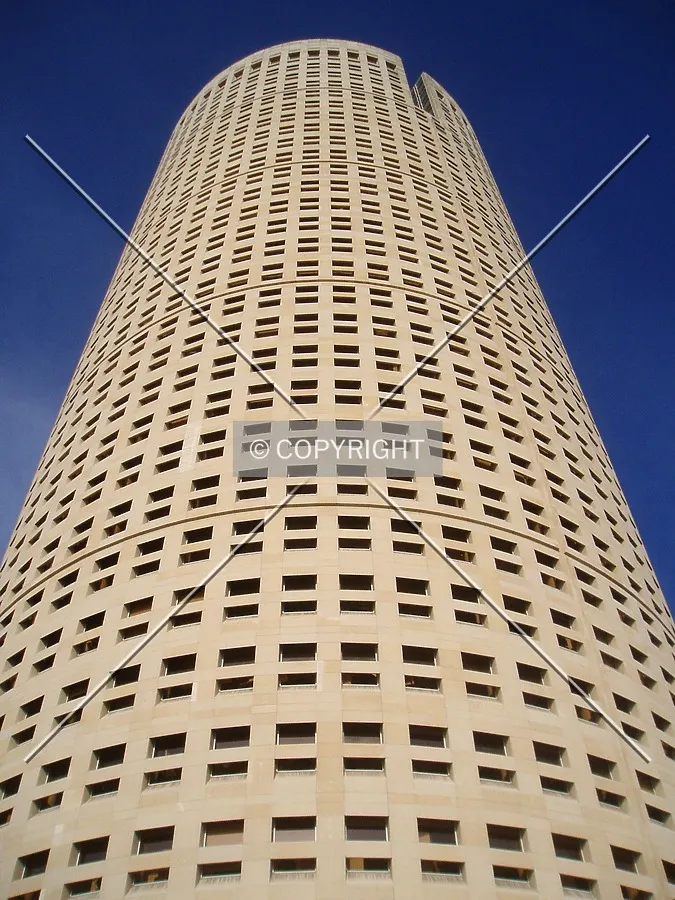 The sleek northwest side from below