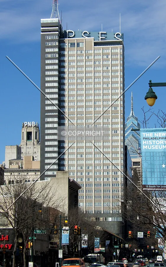 View from the east on Market Street