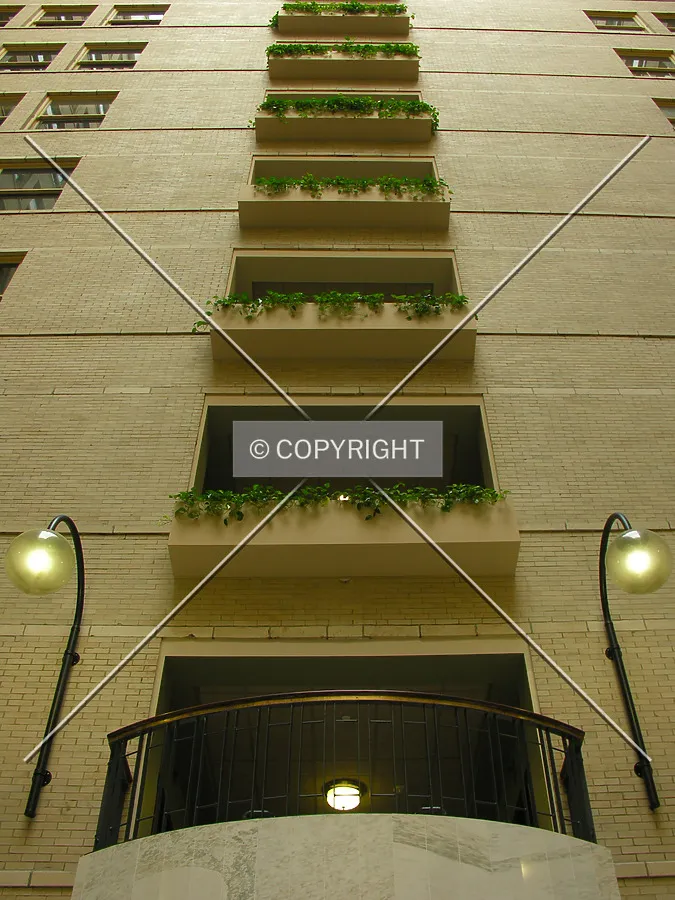 View of 2nd floor lobby looking up