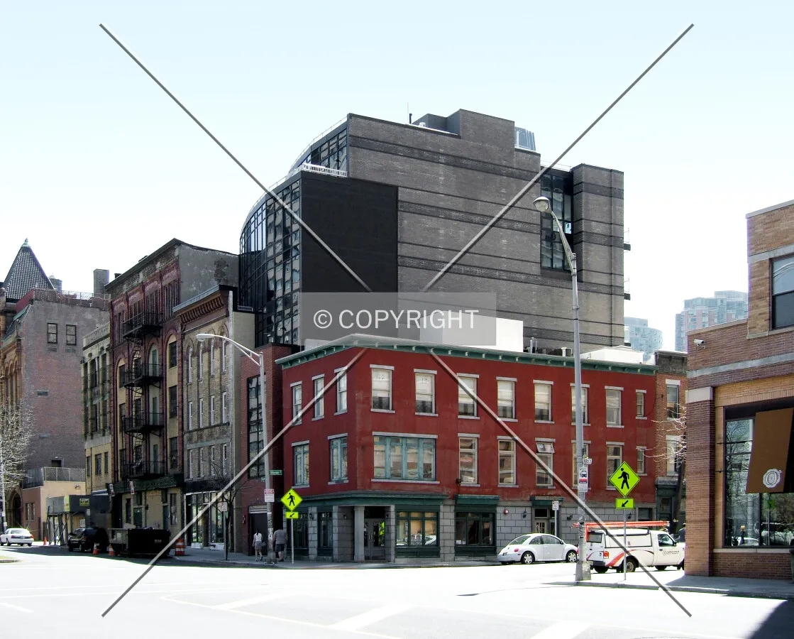 View from the northwest across Montgomery Street