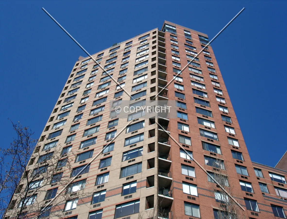 Looking up from the southwest