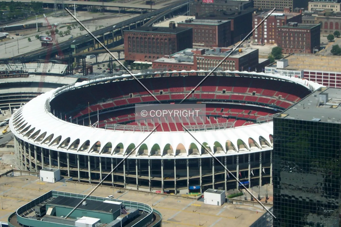 View from the northeast