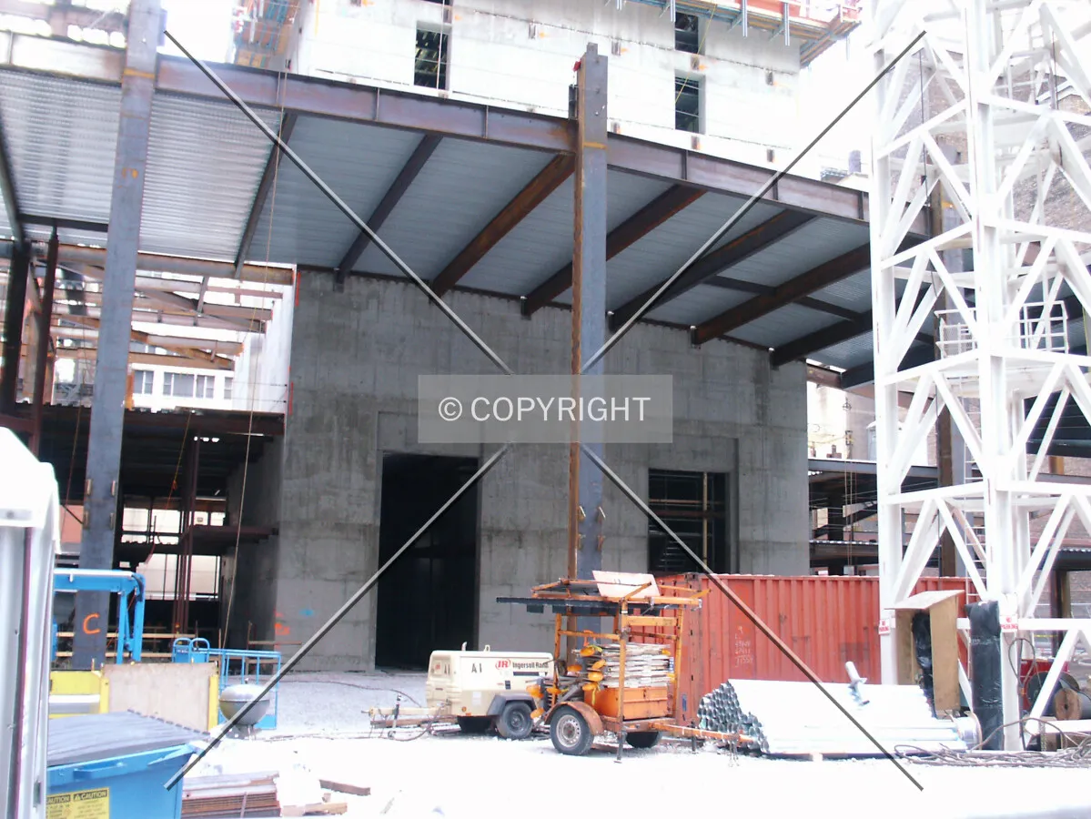 Lobby level from the west