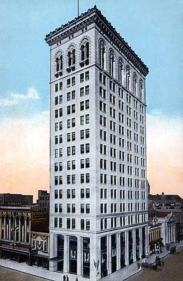 Vintage view from the southeast