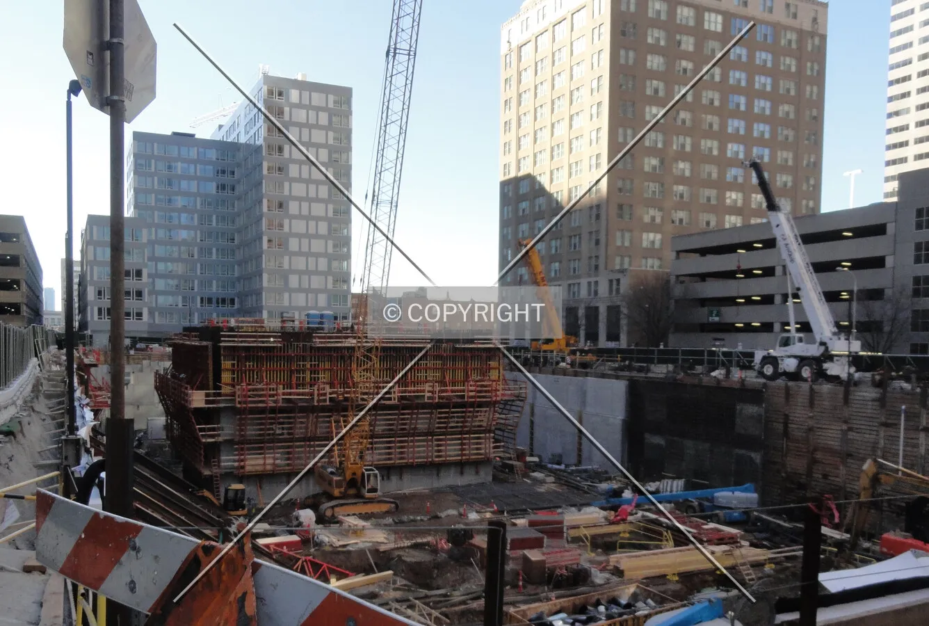 From North 18th Street to the southeast