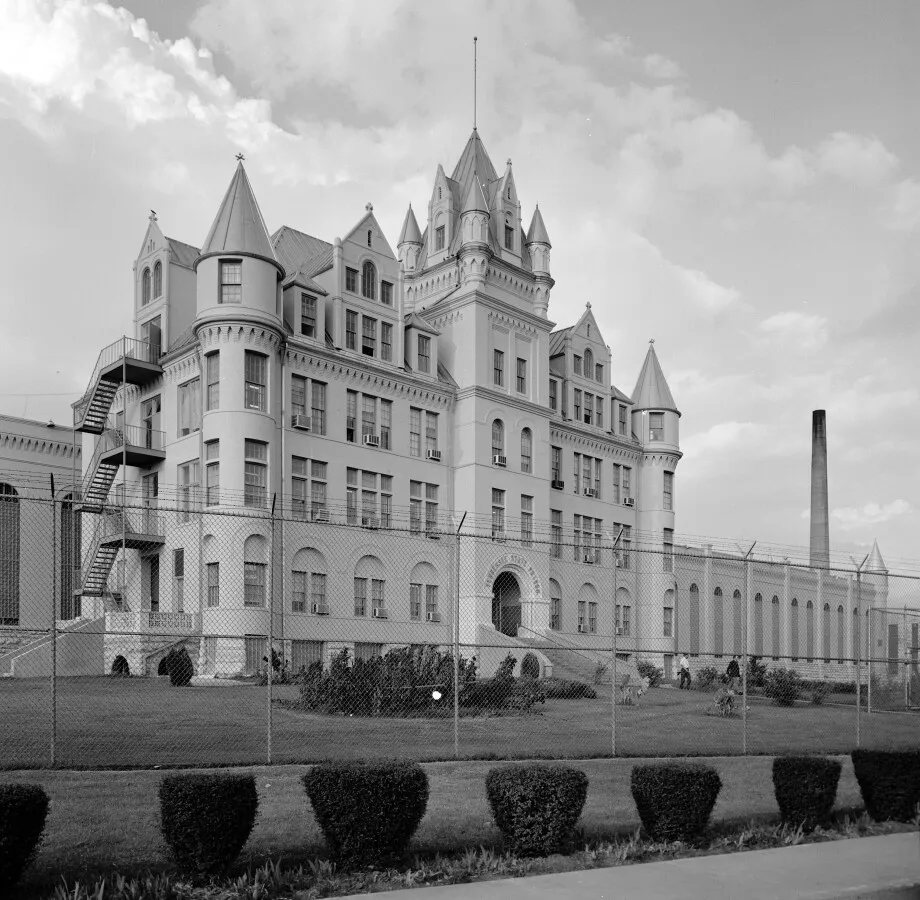 Vintage view from the southwest