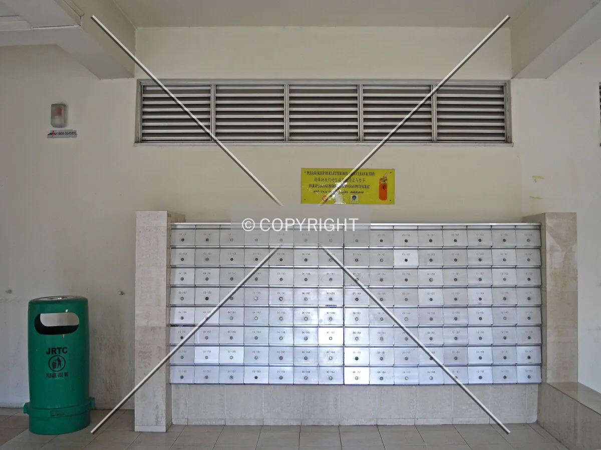 The mailboxes on the void deck