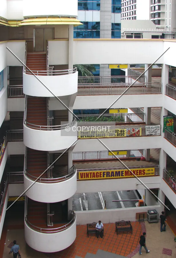 View of main courtyard
