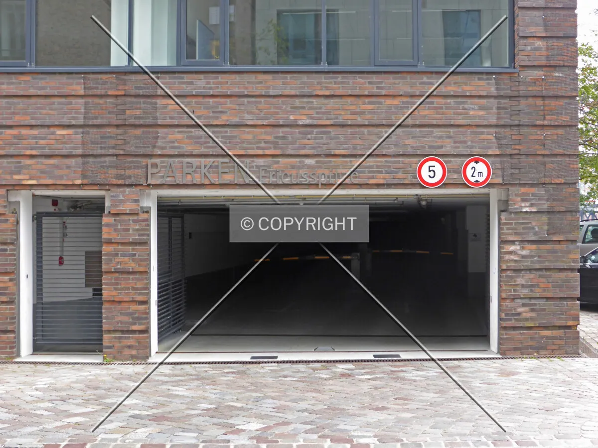 Entrance to car park