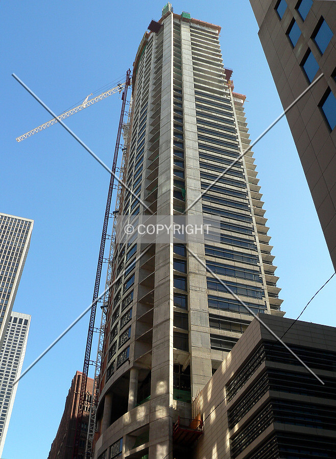 View up the northwest corner