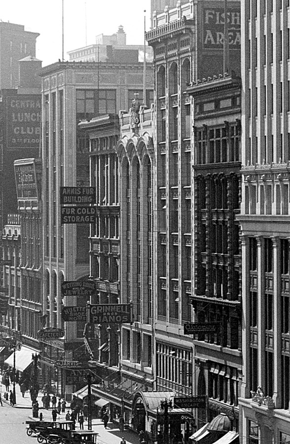 Vintage view from the northeast